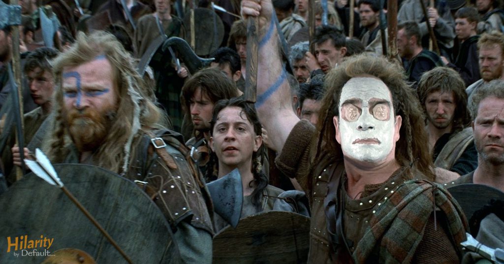 The again, had William Wallace used this kind of face mask, history may have played out quite differently.