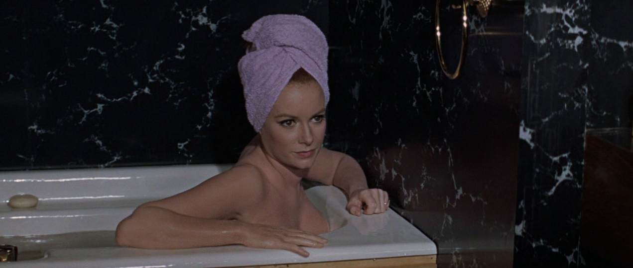 My next favorite Bond girl is Luciana Paluzzi.the bad girl in THUNDERBALL. 